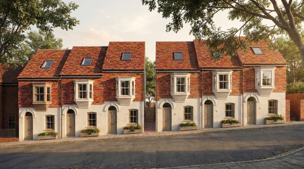 Horsebridge Mews: six homes on a backland site