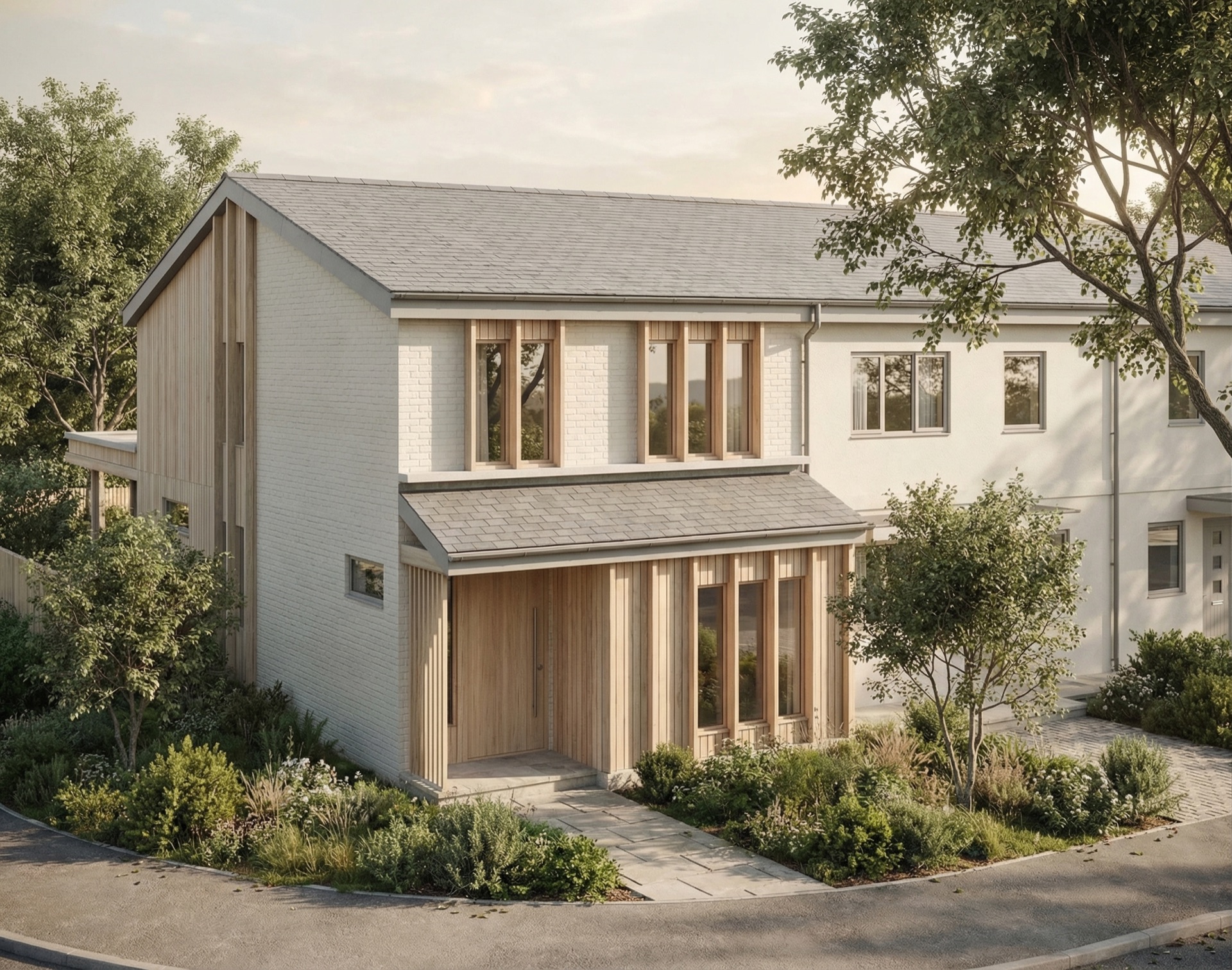 Albert Road — the street elevation